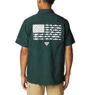 Michigan State Columbia Slack Tide Camp Shirt